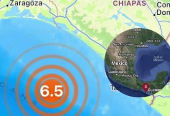 Sismo de 6.5 grados sacude Chiapas y se siente en otros estados