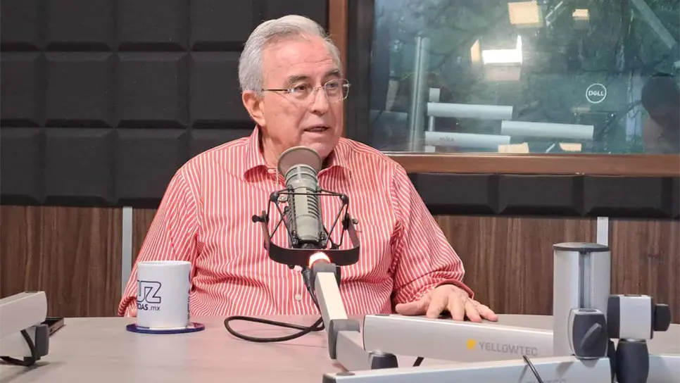 Rocha Moya en el estudio de Luz Noticias. FOTO: Eduardo Bórquez