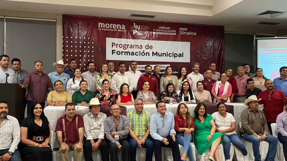 Alcaldes de Sinaloa asisten al Programa de Formación Municipal Morena