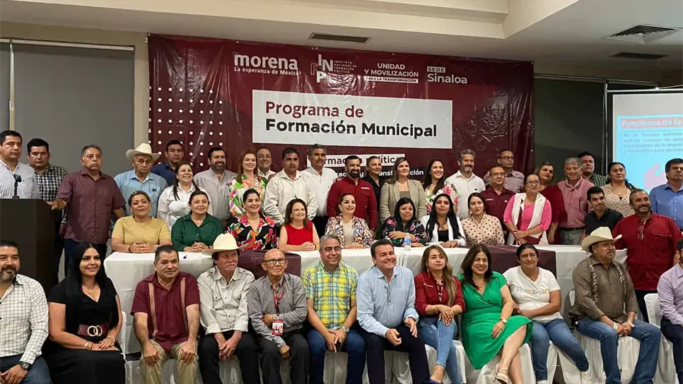 Reunión de los presidentes municipales de Morena. FOTO: Luz Noticias