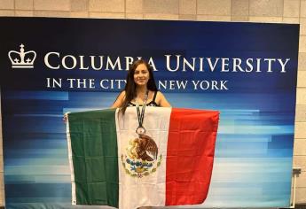 Estudiante de Los Mochis consigue medalla en olimpiada Internacional de matemáticas en Nueva York