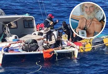 Barco atunero mazatleco rescata a náufrago australiano que tenía 3 meses a la deriva | VIDEO