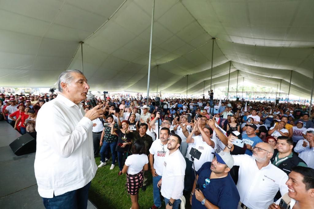 Adán Augusto visita Sinaloa. FOTO: Luz Noticias