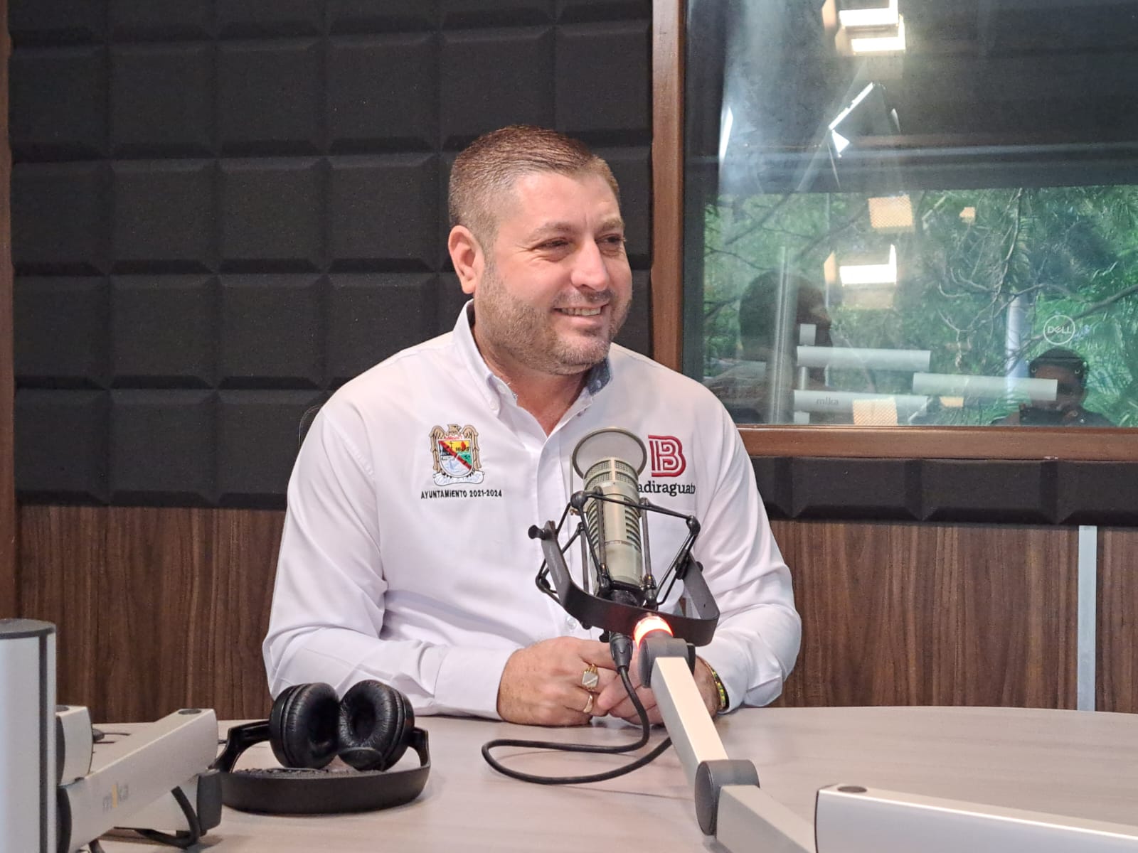 José Paz López en el estudio de Luz Noticias. FOTO: Luz Noticias