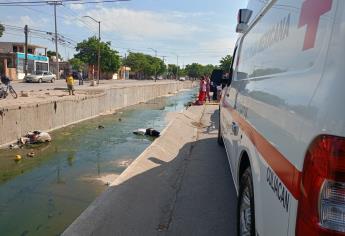 Discapacitado visual cae a un canal pluvial en Culiacán