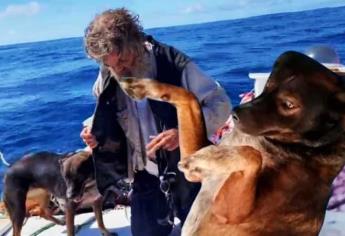 Bella, la perrita que acompañó al náufrago Tim Shaddock, tendrá nueva casa en Mazatlán 