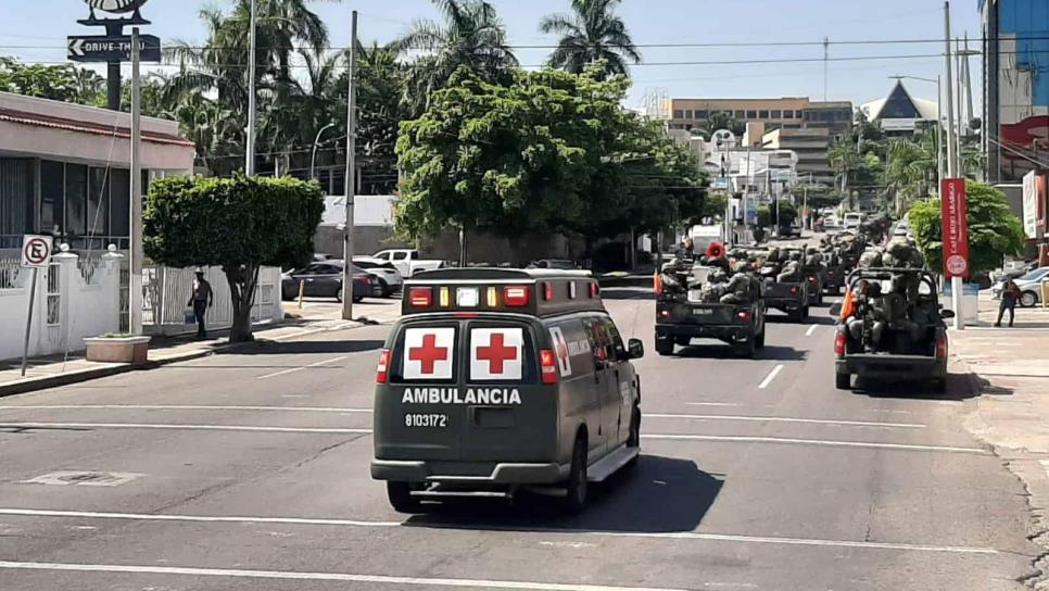 Llegan 600 elementos del Ejército a Culiacán como apoyo a la seguridad de la ciudad