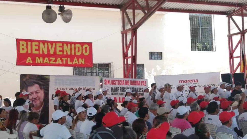 La cuarta transformación gobernará por décadas: Noroña en su visita a Mazatlán