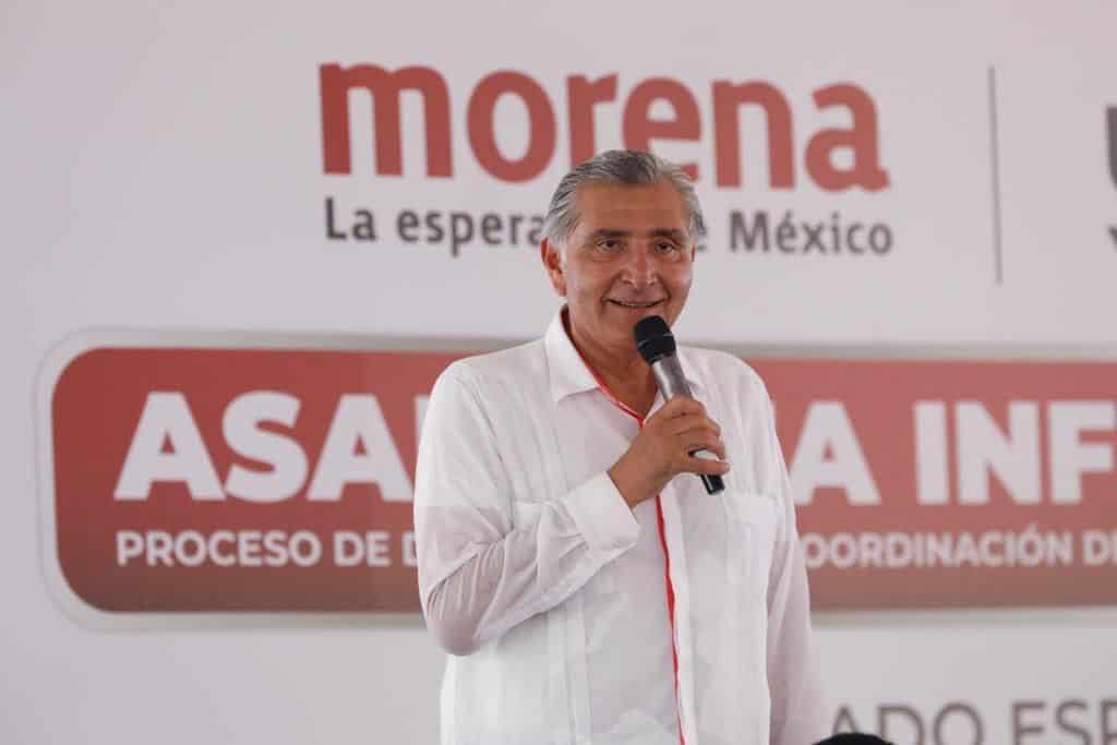 Adán Augusto es uno de los aspirantes a la candidatura por la presidencia de México. FOTO: Cortesía