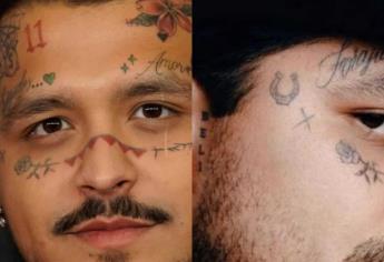 Nodal borra parte de los tatuajes en la cara y así se ve | FOTOS