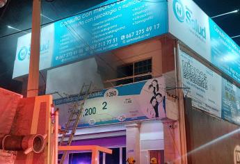 Por poco se incendia una clínica en Culiacán