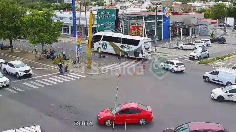 ¡Caos vial en Culiacán! Cierran la circulación en boulevard Pedro Infante 