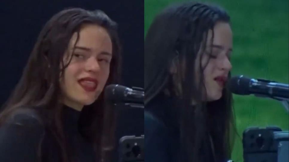 Rosalía llora en pleno concierto, ¿Por ruptura con Rauw Alejandro? | VIDEO