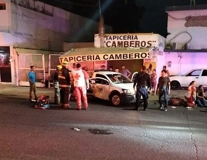 Los involucrados solo presentaron lesiones ligeras. FOTO: Luz Noticias