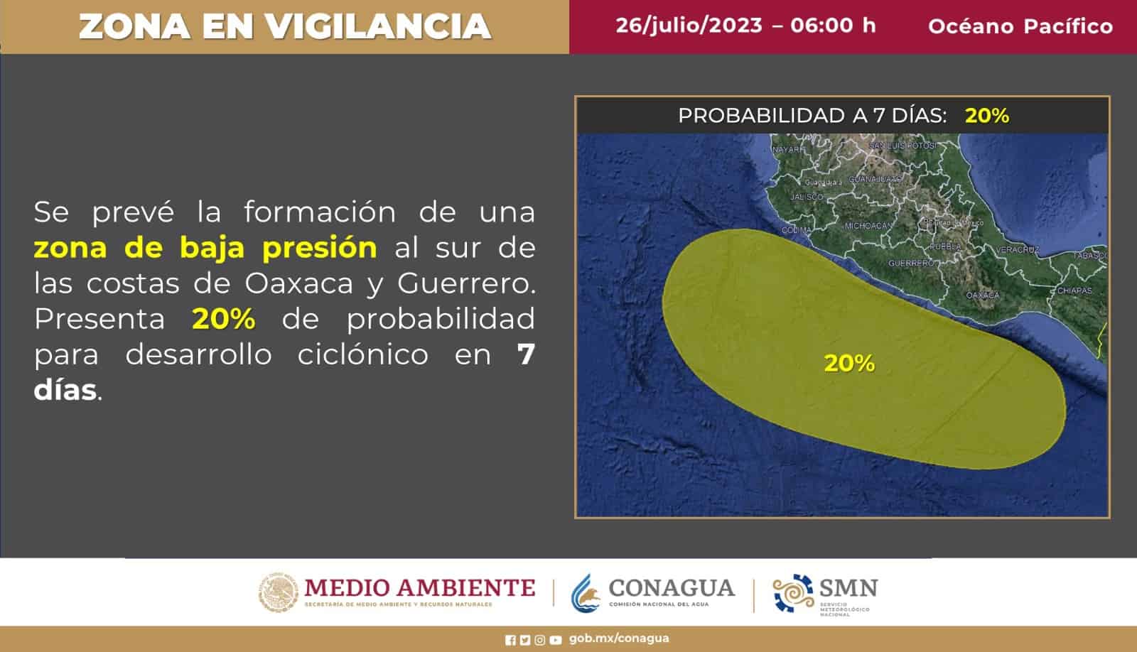 «Dora», el siguiente huracán para el Pacífico ¿Cuándo se forma?