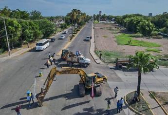 Arranca obra de rehabilitación con concreto hidráulico en el bulevar Rosales de Los Mochis