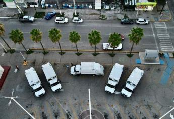 Arriban camiones para servicio de recolección de basura en Ahome