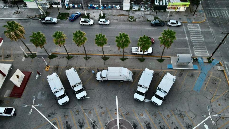 Arriban camiones para servicio de recolección de basura en Ahome Arriban camiones para servicio de recolección de basura en Ahome