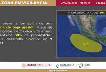 Aumenta la probabilidad de que un nuevo ciclón tropical se forme en México