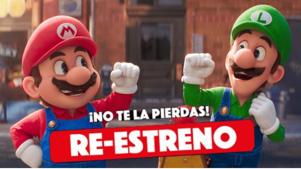 Super Mario Bros regresa a cines, Cinemex anuncia reestreno de la película
