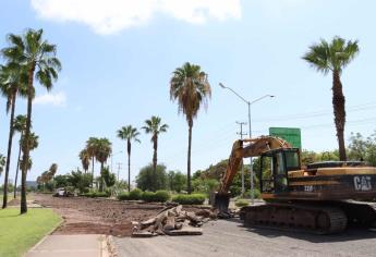 Alcalde de Ahome supervisa rehabilitación de bulevar Antonio Rosales