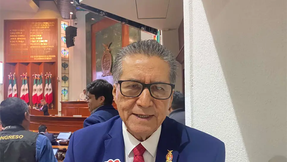 Feliciano Castro Melendrez, Presidente de la Junta de Coordinación Política del Congreso del Estado. FOTO: Luz Noticias