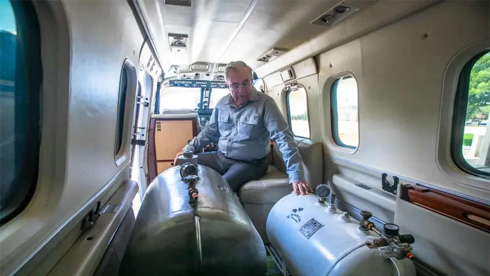 El mandatario estatal da arranque al programa de Estimulación de Lluvias en Sinaloa. FOTO: Cortesía