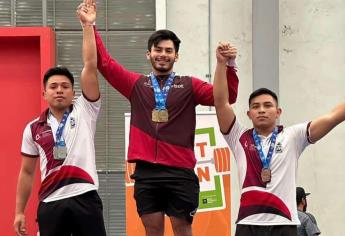 Sinaloense «Chino» Cárdenas gana 3 oros en Nacional de Levantamiento de pesas