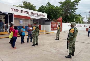 Ejército y Guardia Nacional inician actividades de labor social en Sinaloa municipio