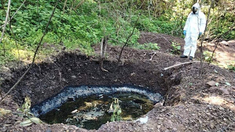 Marina asegura cueva con dinamita y cuatro narcolaboratorios en Carricitos, Culiacán 