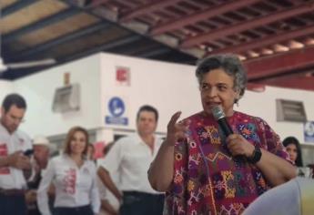 «Le gano a cualquier candidato de Morena»: Beatriz Paredes 
