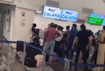 Cancelan vuelo a Los Cabos; pasajeros quedan varados en aeropuerto de Los Mochis
