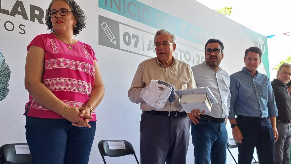 Arranca programa de Uniformes y Útiles Escolares Gratuitos en Sinaloa