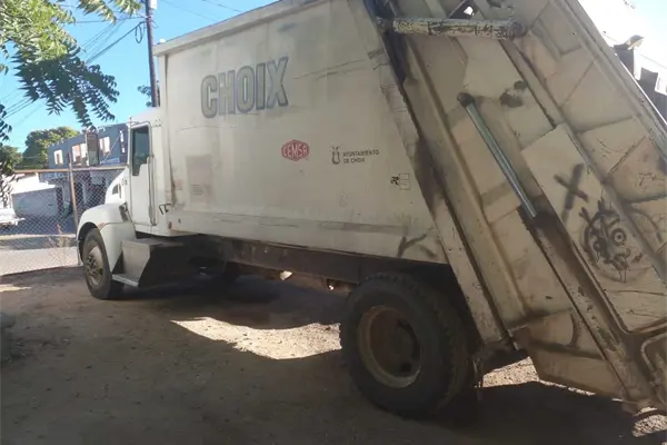 Se paraliza recolección de basura en Choix Se paraliza recolección de basura en Choix