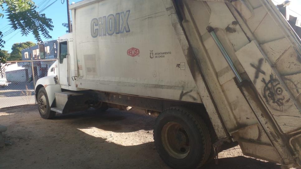 Se paraliza recolección de basura en Choix