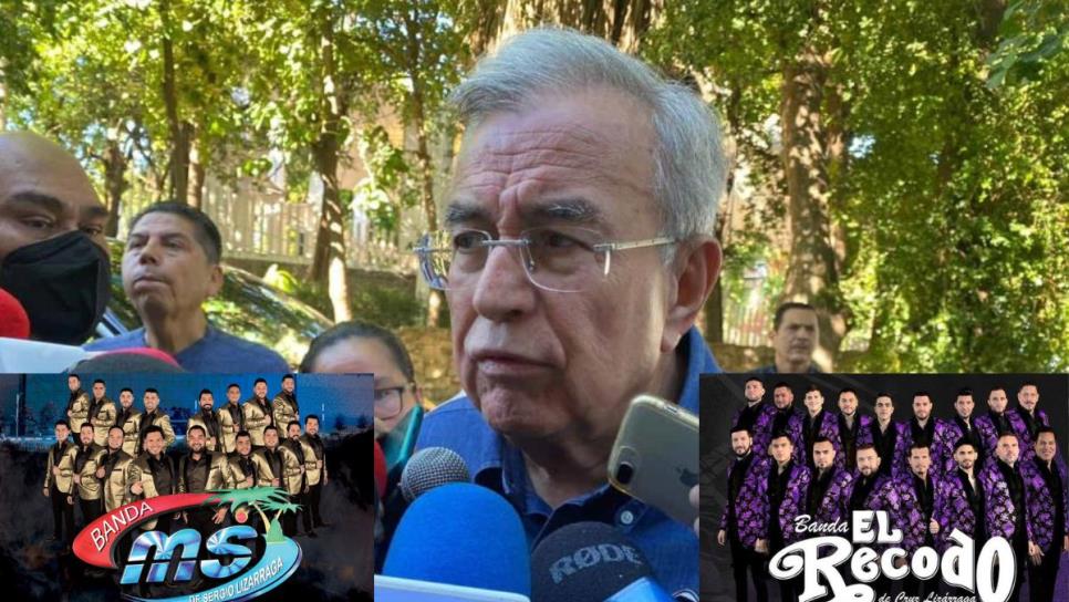 ¿Banda MS o Banda El Recodo? Gobernador analiza qué artistas se presentarán la noche del Grito de Independencia en Culiacán 