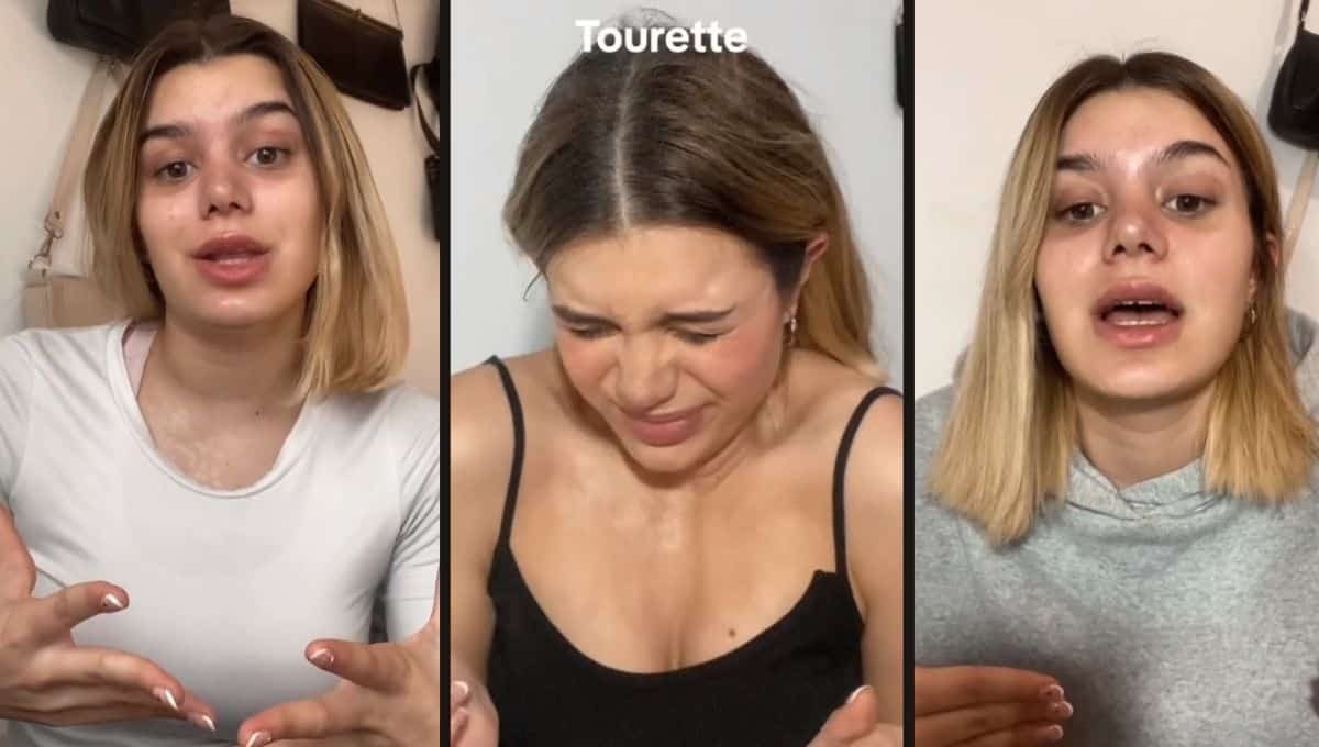 La joven sufre de tics nerviosos todo el día. FOTOS: TikTok