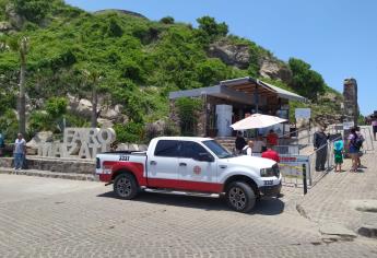 Por el calor, suspenden subidas en el Faro de Mazatlán 
