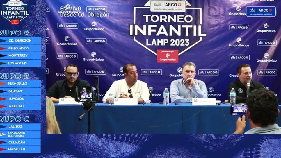 Presentan oficialmente el torneo infantil de la Liga Mexicana del Pacífico