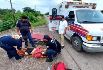 Localizan a adulto mayor golpeado y tirado por la carretera en Villa Unión