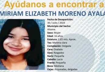 Buscan a Miriam Elizabeth en Los Mochis, dijo que iba a la pizca de chile pero ya no regresó 