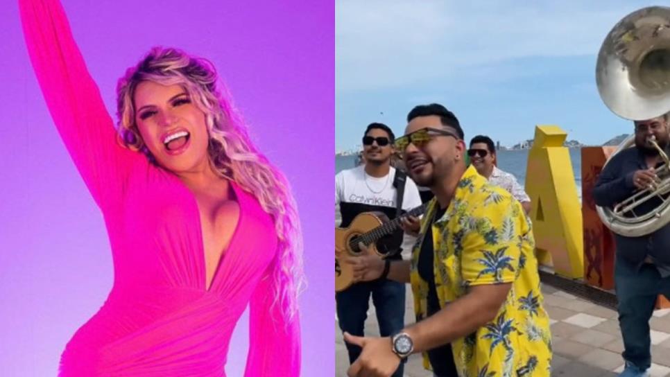 Componen cumbia para Wendy Guevara y bailan en el malecón de Mazatlán