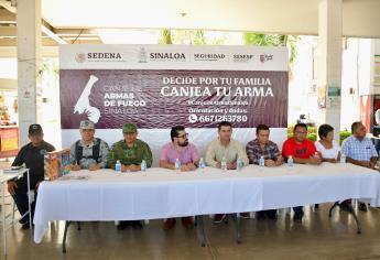 Arranca en Salvador Alvarado la Campaña de Canje de Armas de Fuego