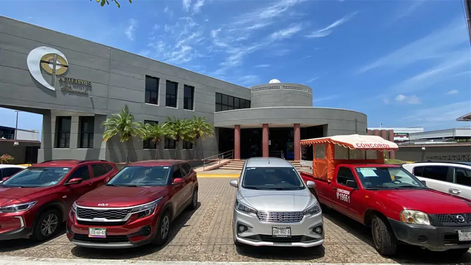 Funeraria en la que fue velada la joven. FOTO: Dilan Gómez.