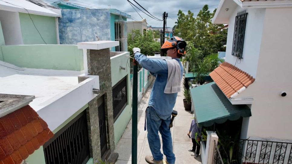 Instalarán 30 nuevas lámparas LED en andadores de colonias en Mazatlán 