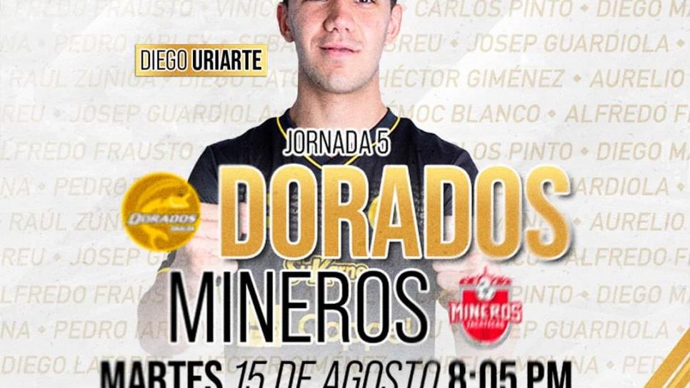 Dorados se enfrenta a Mineros este martes en la Pecera