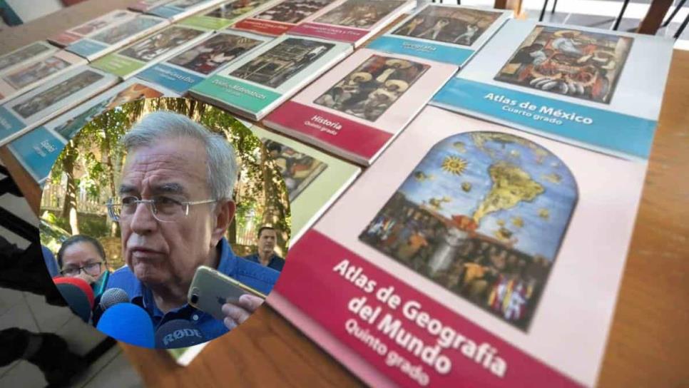Nuevos libros de la SEP ya están en todas las escuelas de Sinaloa, confirma Rocha Moya