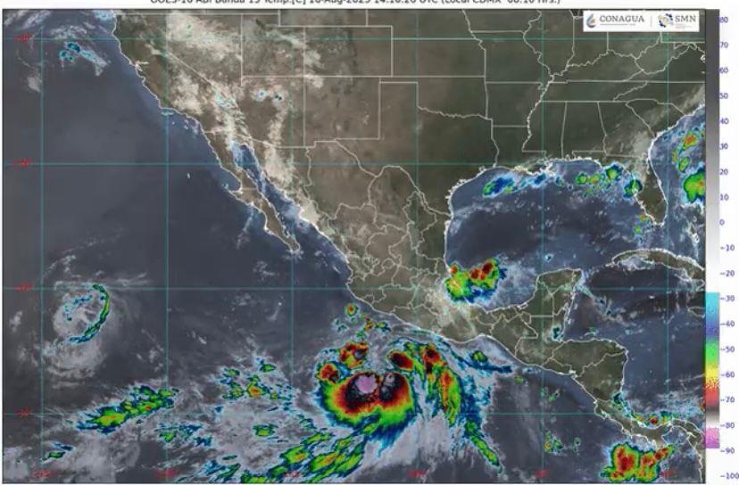 Se forma la tormenta tropical «Hilary» al sur de México