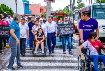 En Mazatlán conmemoran en el Día Mundial del Peatón