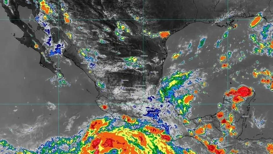 El huracán dejará fuertes lluvias este fin de semana. FOTO: Internet